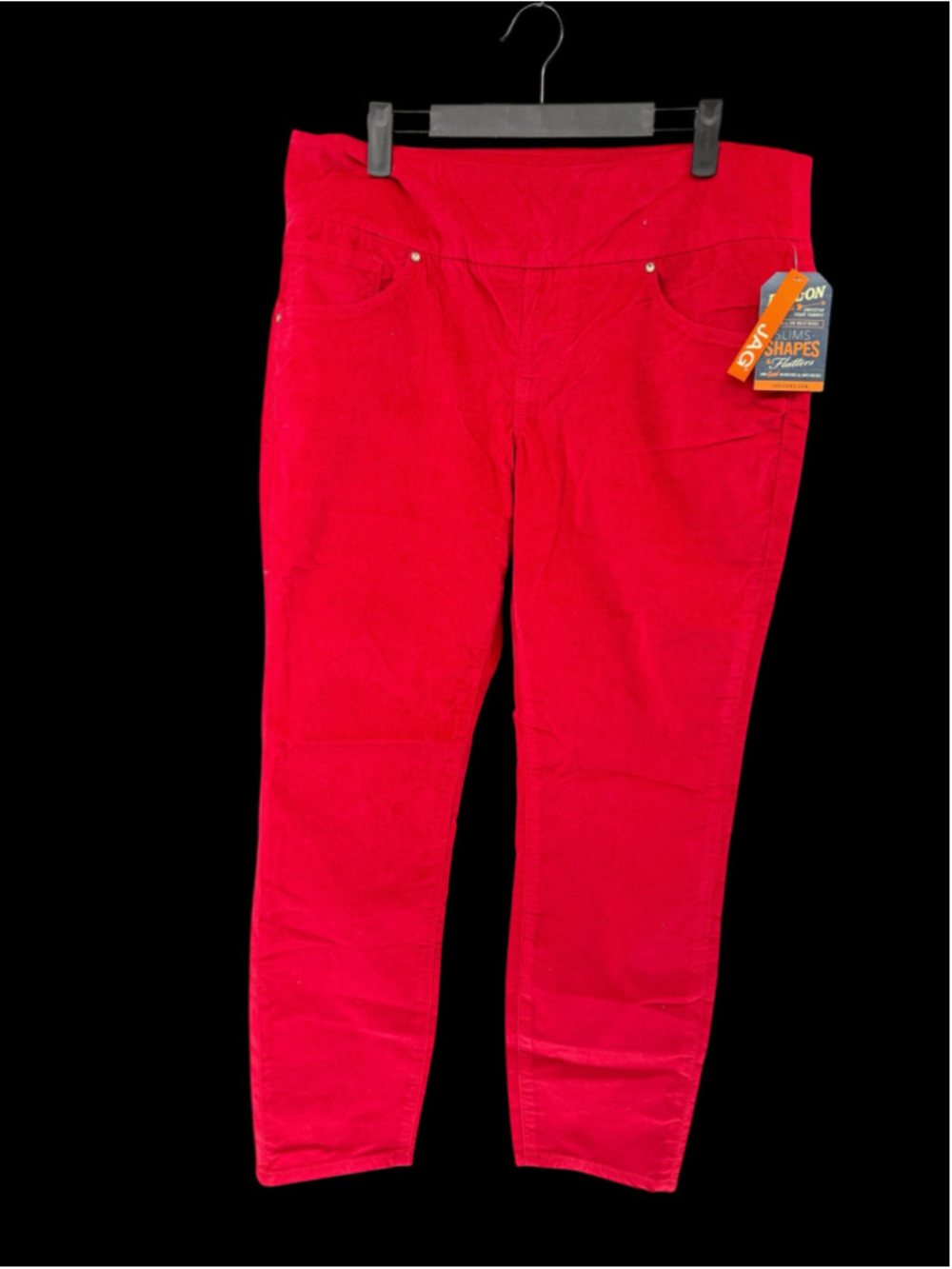 Women's JAG Nora Skinny High Rise Jeans Red Size 16